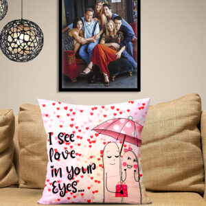 JIkraa Valentine Cushion Cover