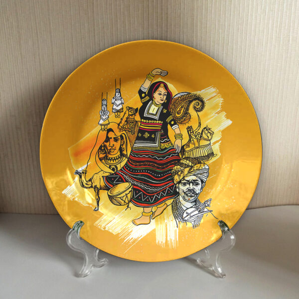 Jikraa Decorative Ceramic Wall Plates