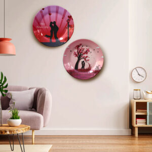 Valentine Day Wall Plates