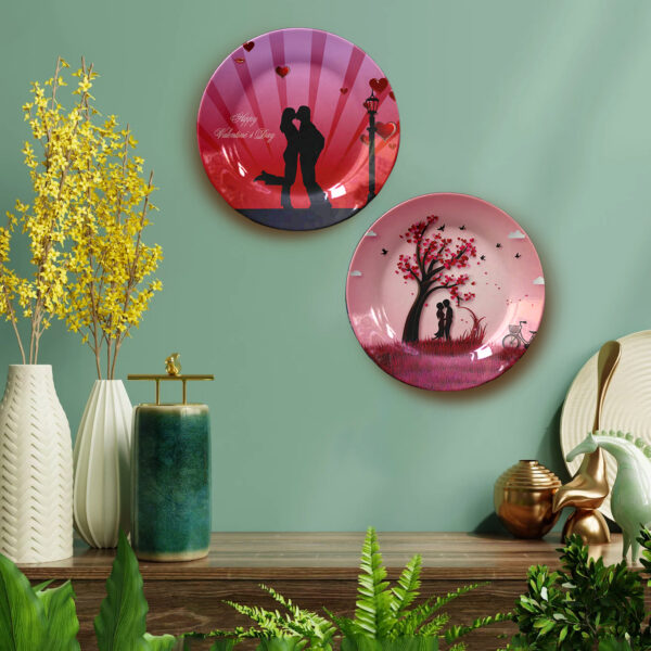 Valentine Day Wall Plates