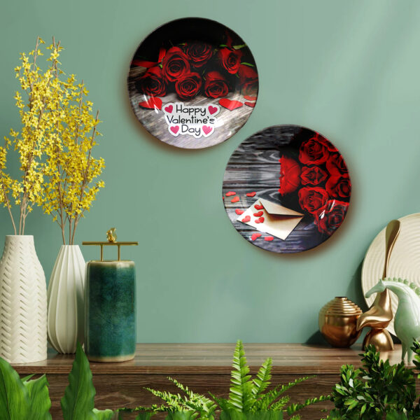 Valentine Day Wall Plates