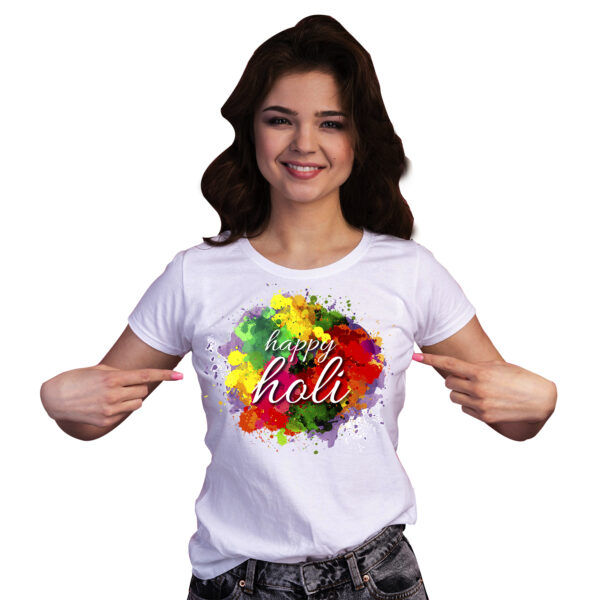 Happy Holi Hai Quote T-Shirts