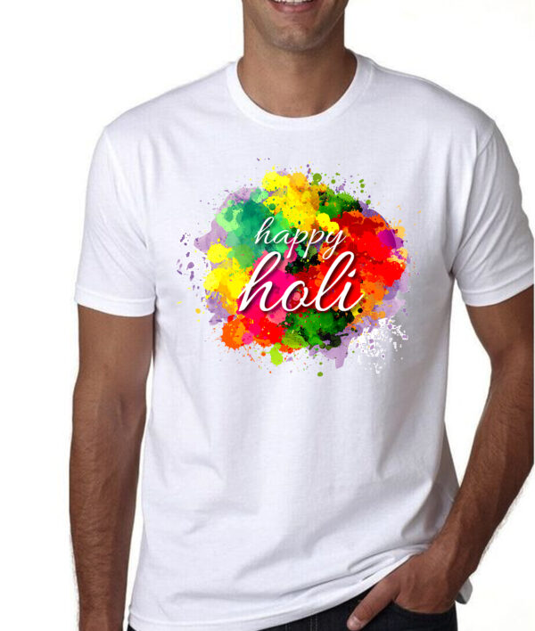 Happy Holi Hai Quote T-Shirts