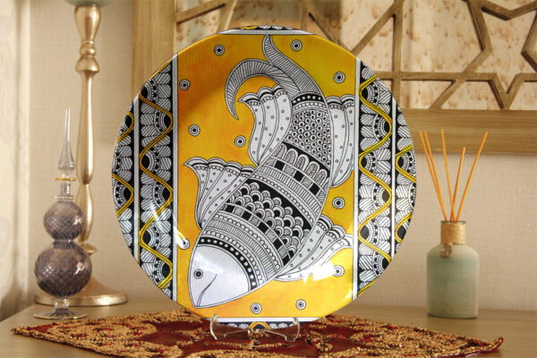 Madhubani Ceramic Wall Plates