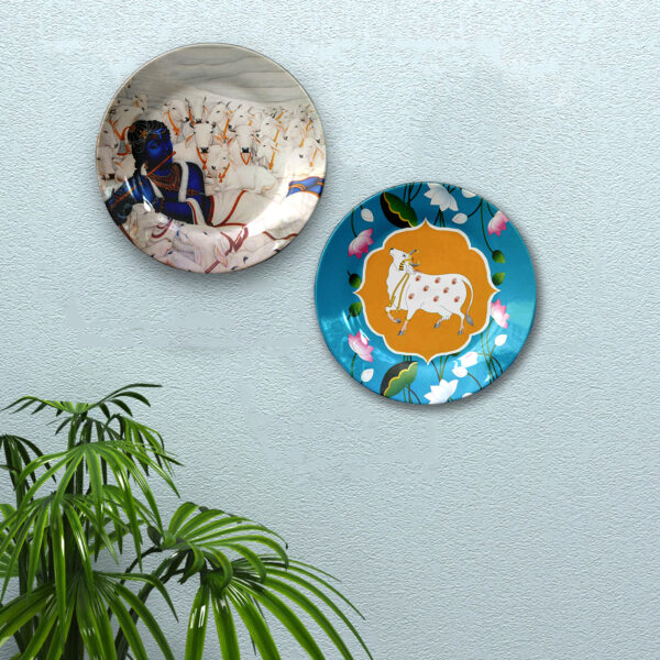 Pichwai Wall Decoration Plate