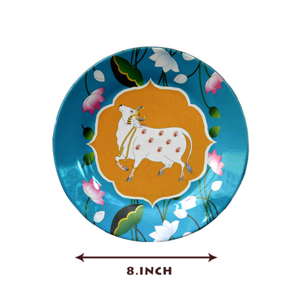 Pichwai Ceramic Wall Plate