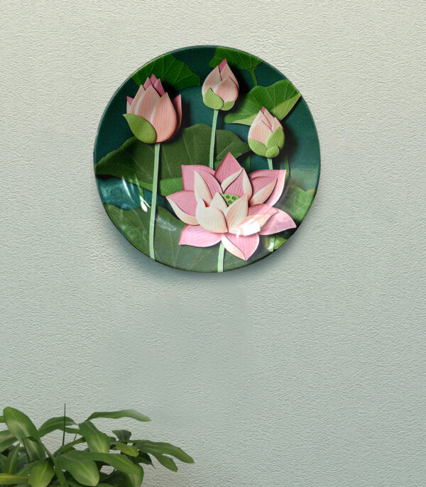 Pichwai Wall Ceramic Plates