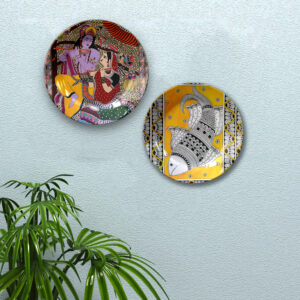 Madhubani Wall Decor Plate