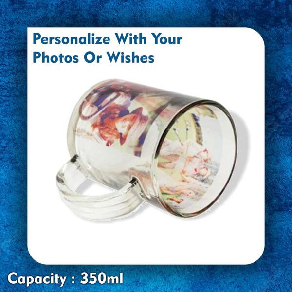 Customized Transparent Glass Mug