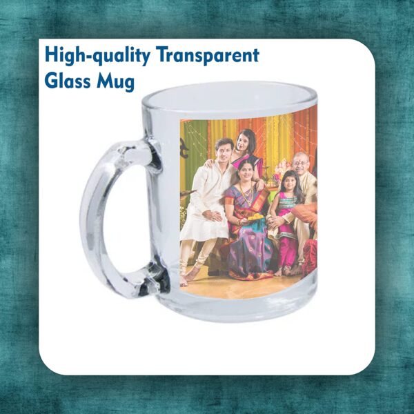 Customized Transparent Glass Mug