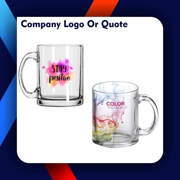 Customized Transparent Glass Mug